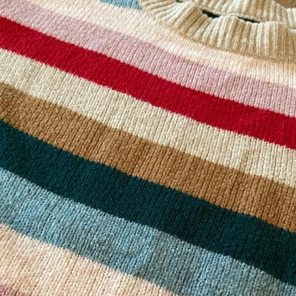 GAP Colorful Striped Crew Neck Sweater - Picture 5 of 6